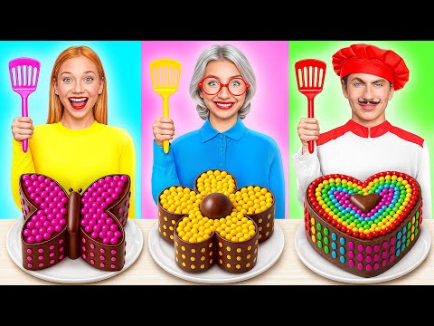 Видео: Кулинарный Челлендж: Я против Бабушки | Фантастические Лайфхаки с Едой от Multi DO Challenge