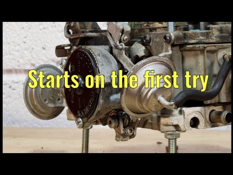 Видео: Электронный Quadrajet — рычаг управления воздушной заслонкой и регулировка холостого хода