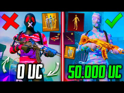 Видео: 🤑 ЭТО ЛУЧШАЯ ПРОКАЧКА АККАУНТА на 50000 UC В PUBG MOBILE! ПРОКАЧАЛ АККАУНТ ПУБГ МОБАЙЛ! ВЫБИЛ МУМИЮ