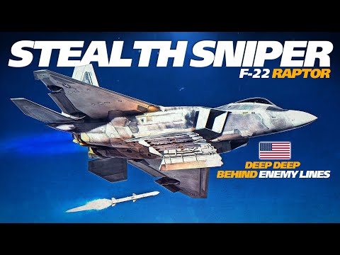 Видео: PEAK Stealth F-22A Raptor | В тылу врага | Цифровой боевой симулятор | DCS |
