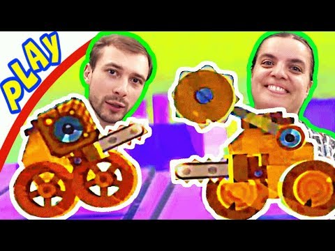 Видео: БолтушкА и ПРоХоДиМеЦ Конструируют СУПЕР МАШИНУ! #145 - игра CATS