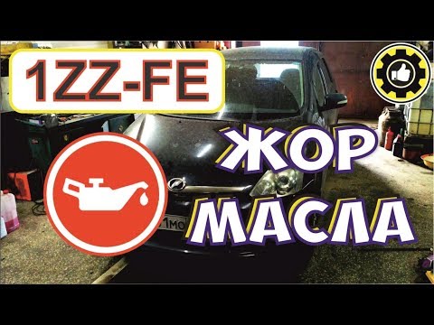 Видео: Жор масла. 1ZZ-FE. Toyota Wish. (#AvtoservisNikitin)