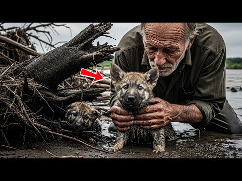 Видео: Думал, что спас ЩЕНКА... Оказалось, это был ВОЛК, который спас ему ЖИЗНЬ!