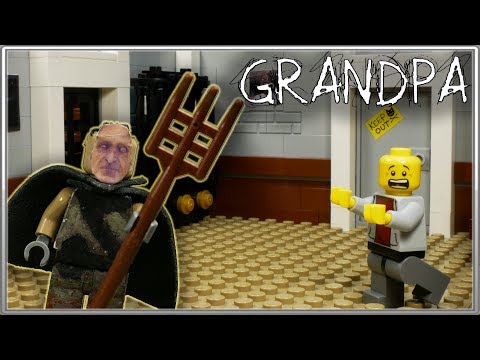 Видео: LEGO Мультфильм Grandpa / Horror game Grandpa / LEGO Stop Motion, Animation