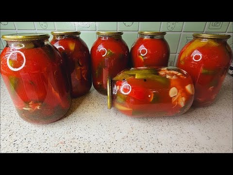 Видео: Мама научила! Теперь кто попробует попросить рецепт! Огурцы в томатном соке.