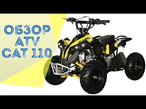 Видео: КВАДРОЦИКЛ. Новый квадроцикл ATV CAT 110. МОТАКС. ОБЗОР КВАДРОЦИКЛОВ