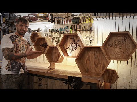 Видео: Моя первая столярная работа, полка из ясеня.