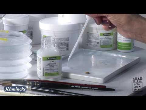 Видео: Медиум для акварели Schmincke AQUA Fix (на русском)