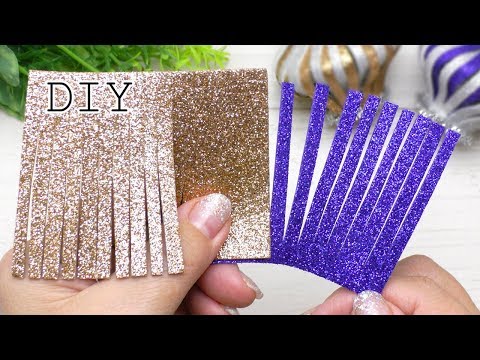 Видео: Новогодние игрушки на Ёлку из фоамирана