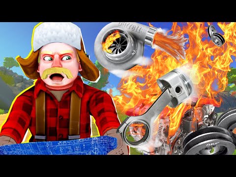 Видео: ГОНКА НА ПОРШНЕВЫХ ДВИГАТЕЛЯХ ПОШЛА НЕ ПО ПЛАНУ! ft. @QuantumGames | Scrap Mechanic