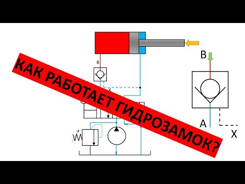 Видео: Схема гидравлическая #9 | Гидрозамок схема и принцип работы