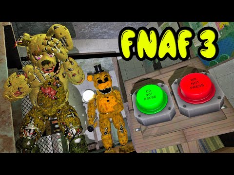 Видео: СТРАШНЫЕ АНИМАТРОНИКИ ФНАФ 3 ГАРРИС МОД || Garry's Mod FNAF