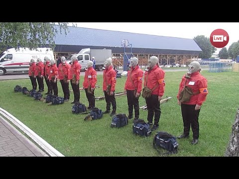 Видео: Соревнования сандружин и звеньев пожаротушения в Слониме (2024)