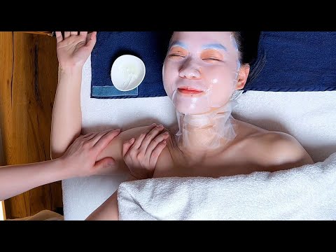 Видео: ASMR Реальный опыт ухода за кожей в Корее | Чистка пор | Массаж декольте
