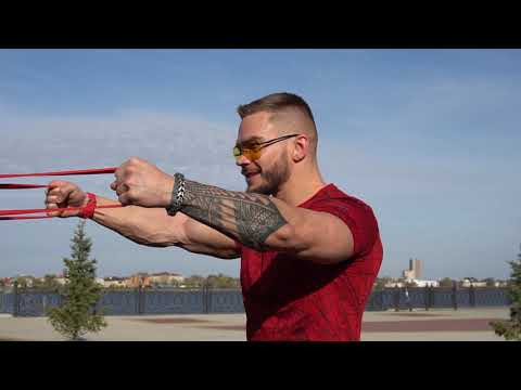 Видео: Упражнения на все группы мышц с эспандерами DownUp