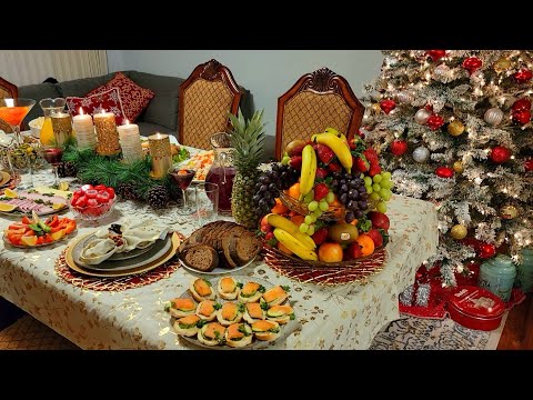 Видео: НОВОГОДНИЙ СТОЛ /2022/США /СЕЛЬЧАНКА В АМЕРИКЕ /