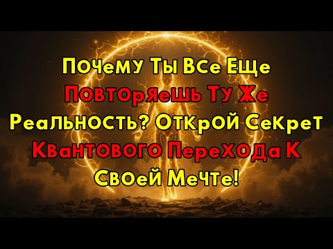 Видео: Застрял В Прошлой Жизни? Примени Квантовый Сдвиг И Построй Совершенно Новую Реальность!