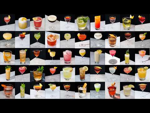 Видео: 50 САМЫХ важных современных коктейлей