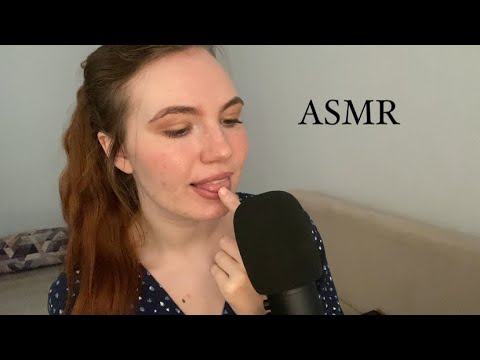 Видео: АСМР 🥰 макияж мокрым пальчиком ✨ макияж слюнкой ✨ липкие близкий звуки рта ✨ мурашки
