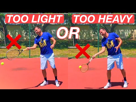 Видео: Вы играете не той теннисной ракеткой? | Слишком лёгкая против слишком тяжёлой