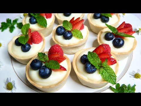 Видео: Кошнички с Домашен Крем/ Мини тарталети
