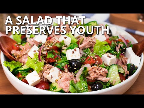 Видео: За 50? Секрет молодости японок! Как приготовить суперпростой салат за 5 минут!