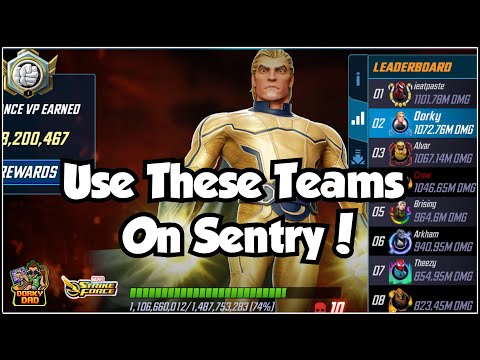 Видео: Наберите 700 миллионов с этими командами Sentry Teams EZPZ! | 1 миллиард, если Brimstone! | Marve...