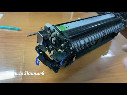 Видео: Ремонт узел ролика 2-го переноса Xerox c75 250,252,260, 550,560,570,C60,C70,J75,DCP700,700i,770