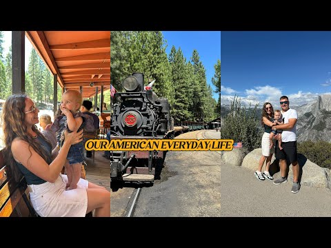 Видео: ЙОСЕМИТИ (часть 2) ⛰️ // ПРОГУЛКА НА ПАРОВОЗЕ 🚂 