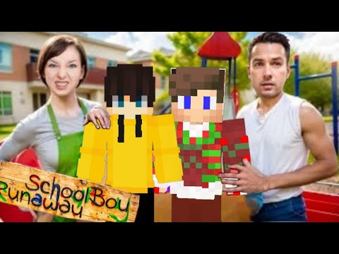 Видео: СБЕЖАЛ С ДРУГОМ ОТ ЗЛЫХ РОДИТЕЛЕЙ В SCHOLBOY RUNAWAY В МАЙНКРАФТ!
