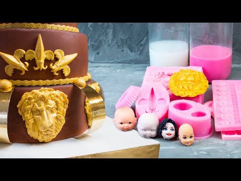 Видео: Эксклюзивные молды💖 из пищевого силикона 👑- Я - ТОРТодел!