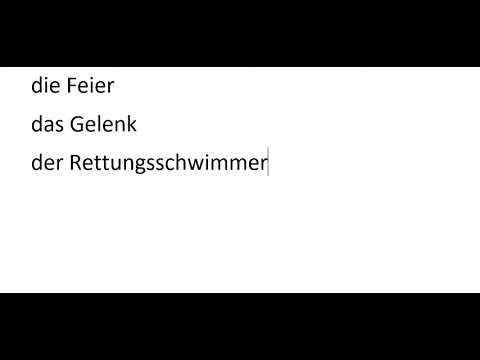 Видео: 50  главных слов в немецком! Изучение немецкого5
