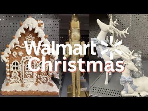 Видео: Удивительное Рождество от Walmart | Деревенский | Сине-белый | Имбирный пряник | Причудливый | 2025