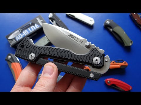 Видео: Мускулистый, брутальный нож Cold Steel AD-15 Lite