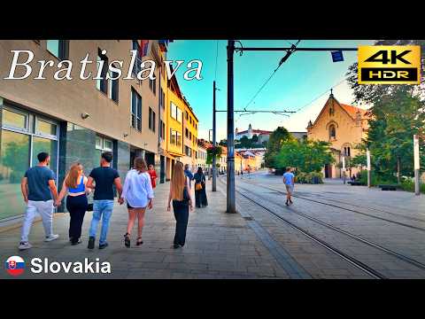 Видео: Прогулки по Братиславе в светлое время суток / Словакия 🇸🇰 / Август 2024 г / 4K HDR