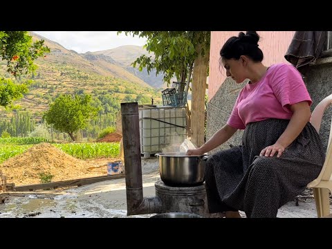 Видео: Жизнь в сельской Турции / Приготовление сливового кислого и сливового джема