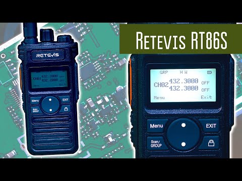 Видео: Retevis RT86S UHF радиостанция. Подробный обзор, разборка, проверка.
