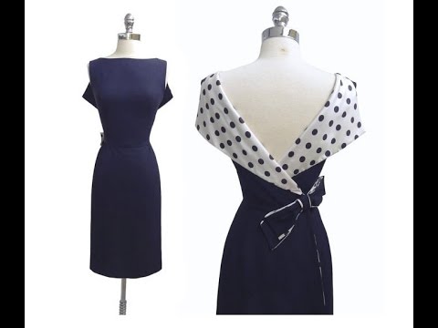 Видео: Платье в стиле ретро. Моделируем.