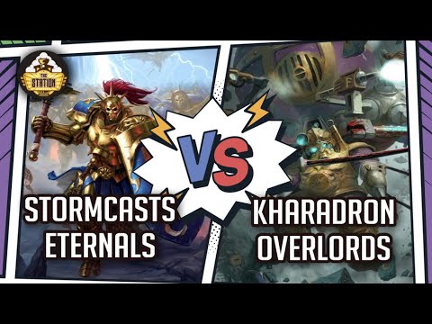 Видео: STORMCASTS ETERNALS VS KHARADRON OVERLORDS | Репорт | 2000 pts | Warhammer Age of Sigmar