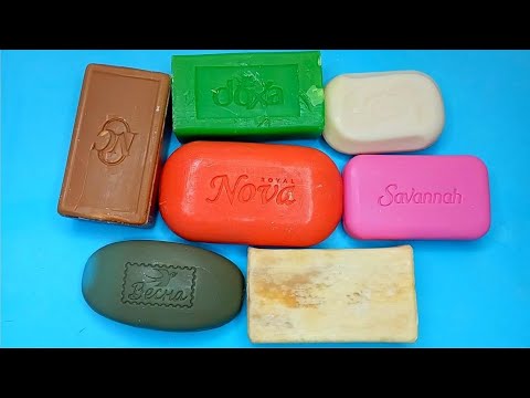 Видео: ASMR cutting soap/carving soap🩵🤍🩷❤️💚🤎💛 резка сухого цветного мыла