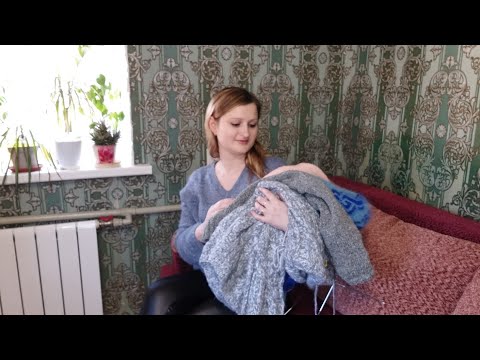 Видео: Мои готовые работы и процессы вязания спицами.