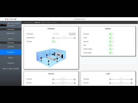 Видео: Руководство по настройке веб-интерфейса и управления басами Anthem MRX740
