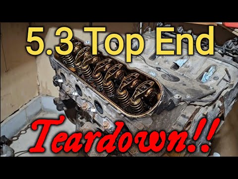 Видео: Приступаем к 5.3. Снимаем головки и толкатели.