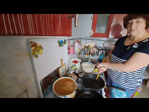 Видео: Успела все👍Жарю на двух сковородках/Обновила полочку в ВАННОЙ 💯