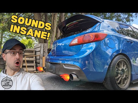 Видео: Я не думал, что моя Mazda 3 может так звучать!