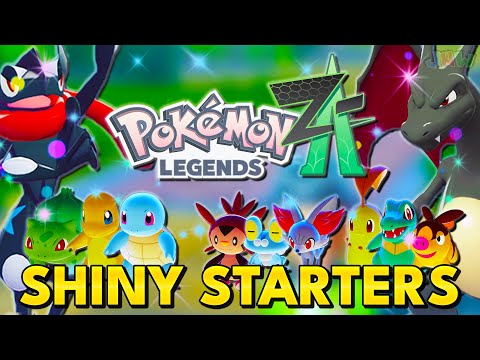 Видео: Как получить ВСЕ 9 БЛЕСТЯЩИХ СТАРТЕРОВ в Pokemon Legends Z-A