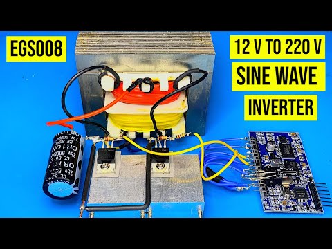 Видео: DIY 1кВт синусоидальный инвертор 12В на 220В EGS002, jlcpcb