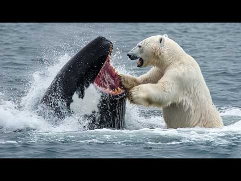 Видео: Сумасшедшие Моменты Нападений Белого Медведя!