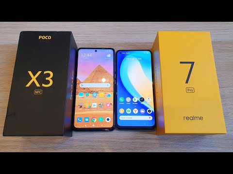 Видео: POCO X3 NFC VS REALME 7 PRO - ЧТО ВЫБРАТЬ? ПОЛНОЕ СРАВНЕНИЕ!