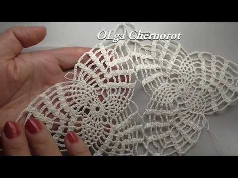 Видео: CROCHET Beautiful triangular motif №3 Красивый треугольник крючком №3
